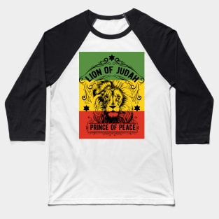 Lion of Judah Prince of Peace Baseball T-Shirt